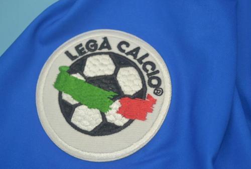with Serie A Patch Retro Jersey 2003-2004 Brescia Calcio Home Soccer Jersey Vintage Football Shirt