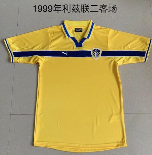 Retro Jersey 1999-2000 Leeds United Yellow Soccer Jersey