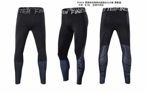 #87601 Black/Blue  Long Pants