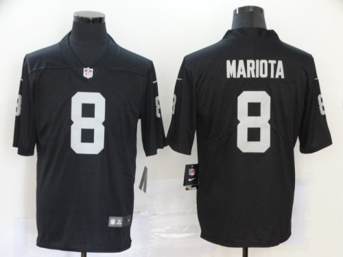 Oakland Raiders 8 Marcus Mariota Black Vapor Untouchable Limited Jersey