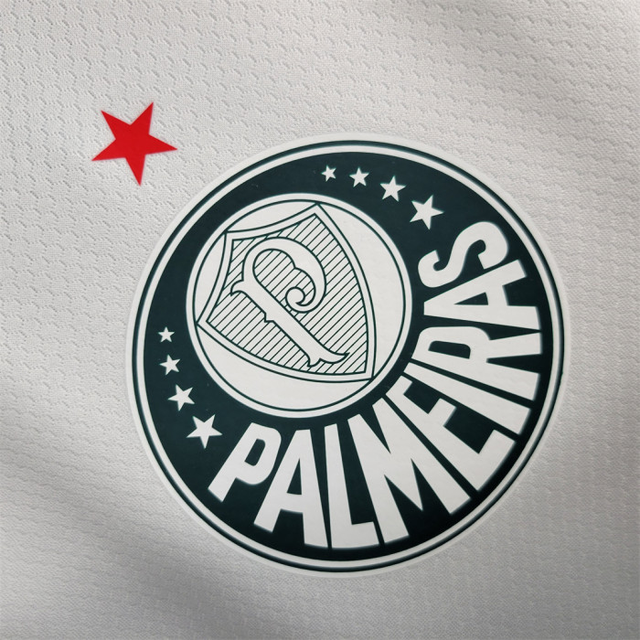 2023-2024 Fans Version Palmeiras Away White Soccer Jersey
