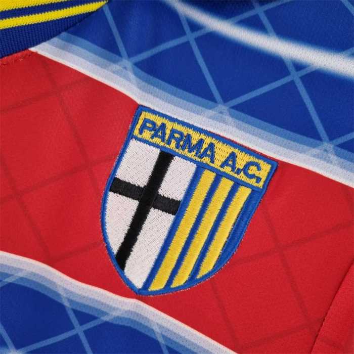 Retro Jersey 1998-1999 Parma Away Red Soccer Jersey
