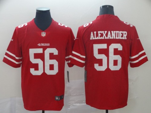 San Francisco 49ers 56 Kwon Alexander Red Vapor Untouchable Limited Jersey