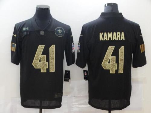 New Orleans Saints 41 KAMARA Black Camo 2020 Salute To Service Limited Jersey