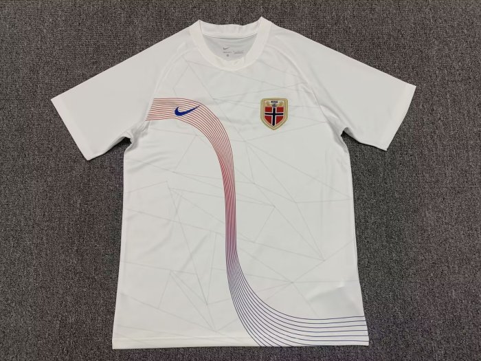 Fans Version 2022 World Cup Norway Away White Soccer Jersey