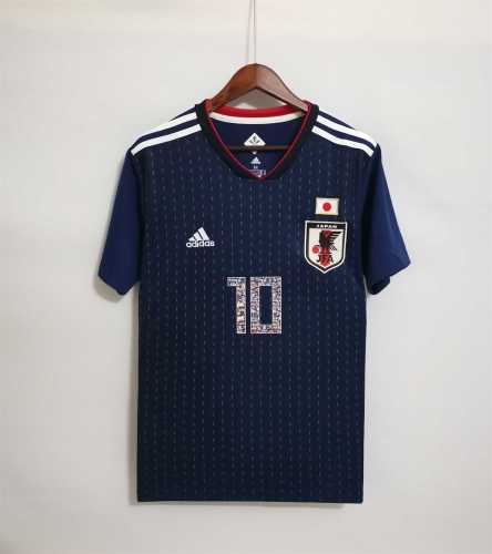 with Patch Retro Jersey 2018 Japan Home Soccer Jersey Vintage Football Shirt