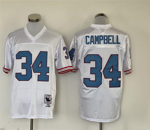 Retro Jersey Houston Texans 34 CAMPBELL White NFL Jersey