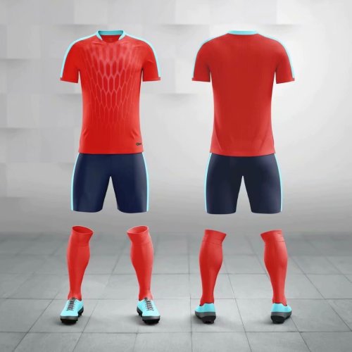 M8612 Magenta Tracking Suit Adult Uniform Soccer Jersey Shorts