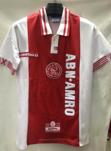 Retro Jersey 1997-1998 Ajax Home Soccer Jersey Vintage Football Shirt