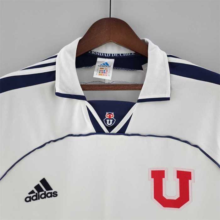 Retro Jersey 2000-20001 Universidad de Chile Away White Soccer Jersey