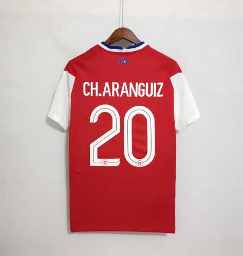 Fans Version 2020 Chile CH.ARANGUIZ 20 Home Soccer Jersey