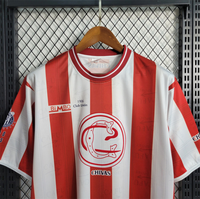 Retro Shirt 1906-2006 Chivas Centennial Vintage Soccer Jersey