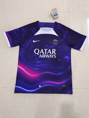 Fans Version 2023-2024 PSG Purple Soccer Training Jersey