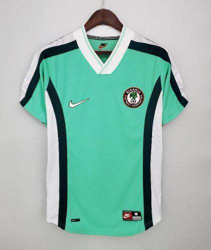 Retro Jersey 1998 Nigeria Home Green Soccer Jersey