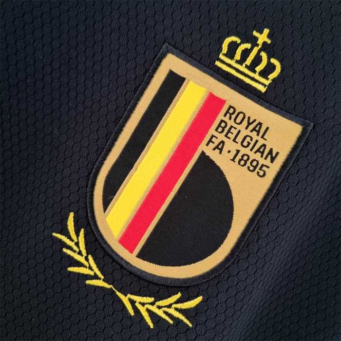Women 2022 Belgium Black Soccer Jersey