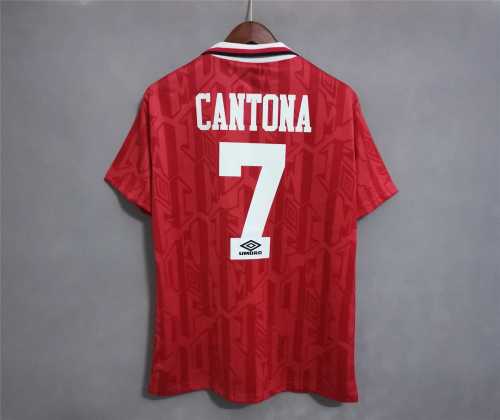 Retro Jersey 1993-1994 Manchester United CANTONA 7 Home Soccer Jersey