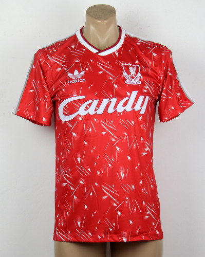 Retro Jersey 1989-1991 Liverpool Home Soccer Jersey Vintage Football Shirt