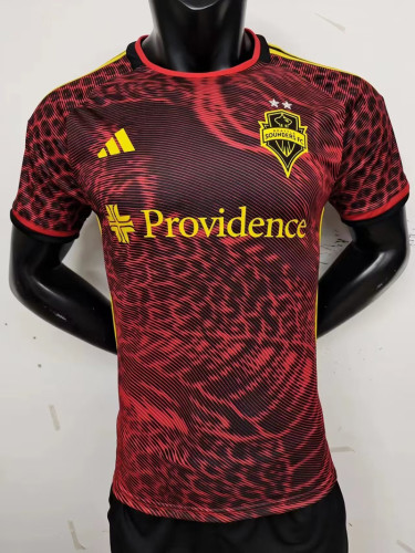 Player Version 2023-2024 Seattle Sounders Away Soccer Jersey