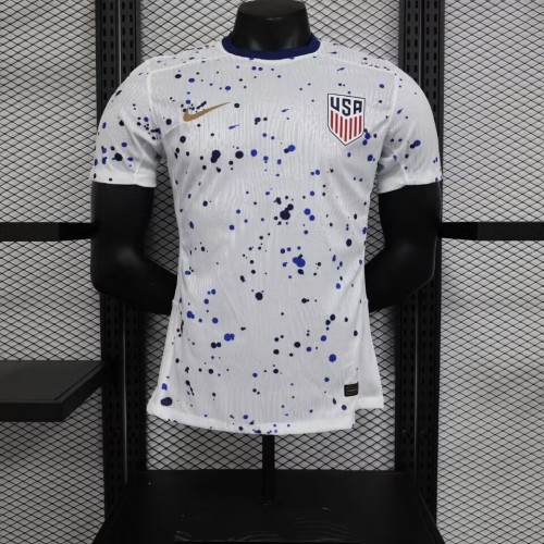 Player Version 2023 USA Home Soccer Jersey