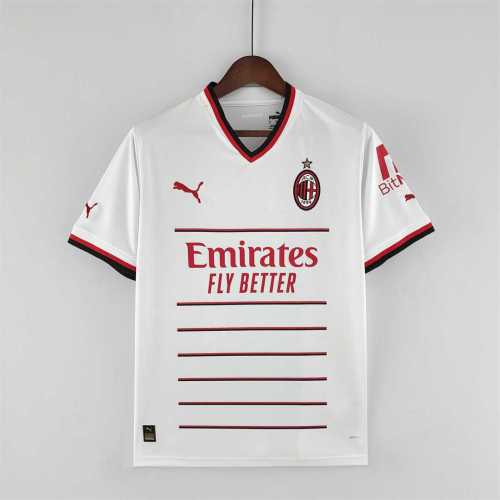 Fans Version 2022-2023 AC Milan Away White Soccer Jersey S,M,L,XL,2XL,3XL,4XL