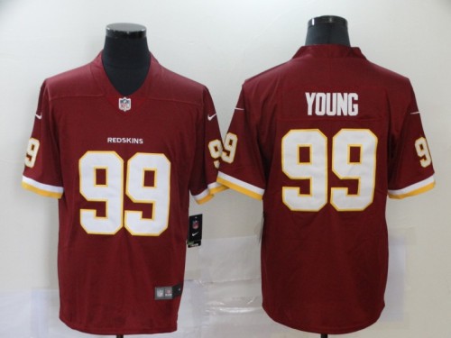 Washington Redskins 99 Chase Young Red 2020 NFL Draft First Round Pick Vapor Untouchable Limited Jersey