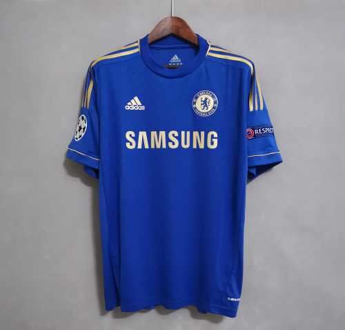 with UCL Patch Retro Jersey 2012-2013 Chelsea TORRES 9 Home Soccer Jersey