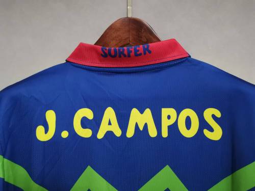 Retro Jersey Mexico 1 J.CAMPOS Yellow Goalkeeper Soccer Jersey