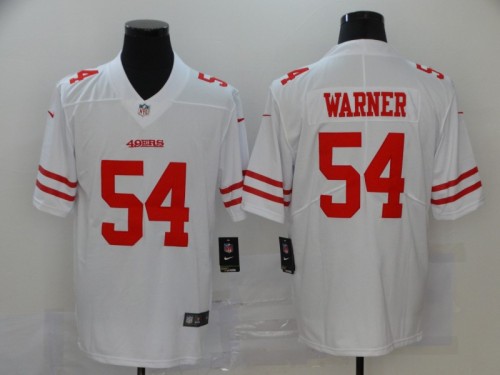 San Francisco 49ers 54 Fred Warner White Color Rush Vapor Untouchable Limited Jersey