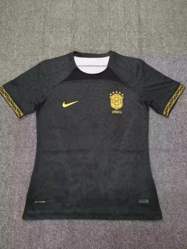 Fans Version 2022 Brazil Grey Soccer Jersey