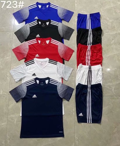 ALK-723 AD Soccer Training Jersey Shorts DIY Blank Uniform