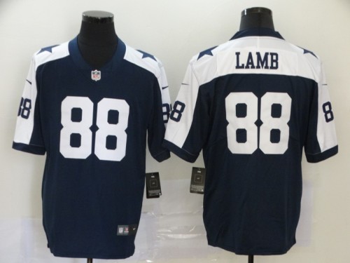 Dallas Cowboys 88 Ceedee Lamb Navy 2020 NFL Draft First Round Pick Throwback Vapor Untouchable Limited Jersey