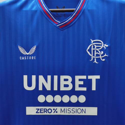 Fan Version 2023-2024 Rangers Home Soccer Jersey