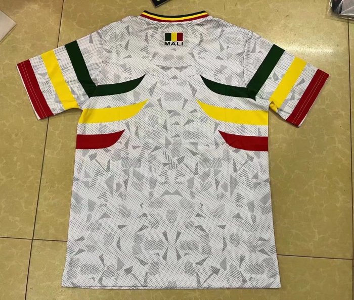 2022 Mali White Soccer Jersey