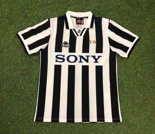 Retro Jersey 1996-1997 Juventus Home Black/Red Soccer Jersey