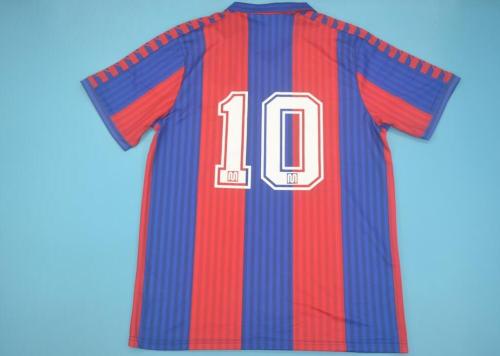 Retro Jersey 1991-1992 Barcelona 10 Home Soccer Jersey