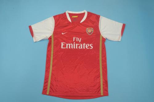 Retro Jersey 2006-2007 Arsenal Home Soccer Jersey Vintage Football Shirt