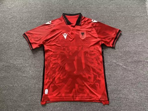 Fans Version 2023-2024 Albania Home Soccer Jersey