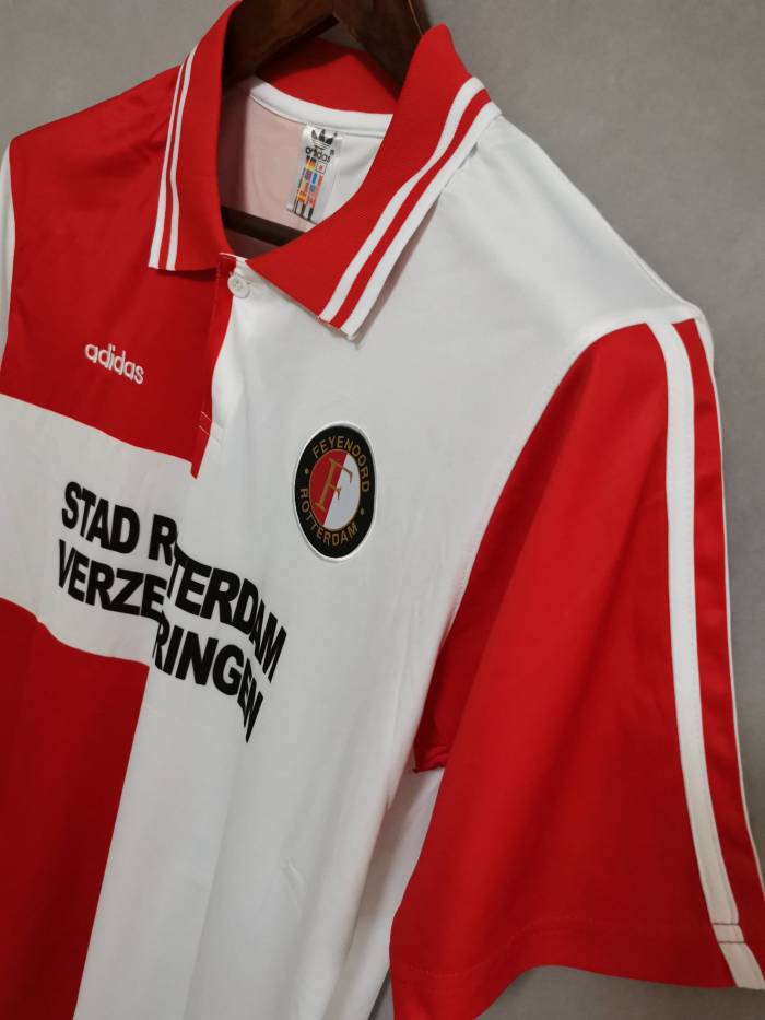 Retro Jersey 1994-1996 Feyenoord Rotterdam Home Soccer Jersey
