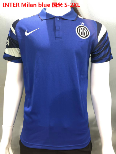 2022-2023 Inter Milan Blue Soccer Polo