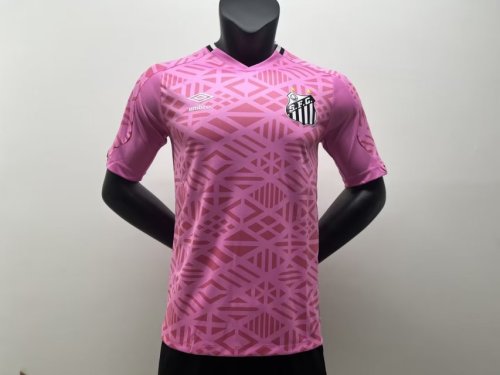 Player Version 2022-2023 Santos Special Pink Soccer Jersey