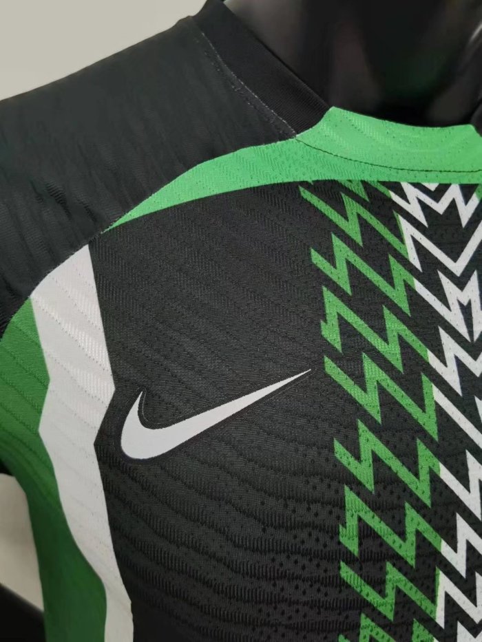 Player Version 2022 Nigeria Black/white/Green Special Edition Soccer Jersey