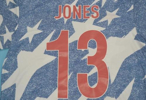 Retro Jersey 1994 USA 13 JONES Away Soccer Jersey Vintage Football Shirt