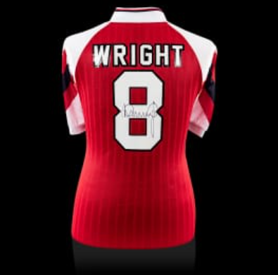 Retro Jersey 1990-1992 Arsenal WRIGHT 8 Home Red Soccer Jersey