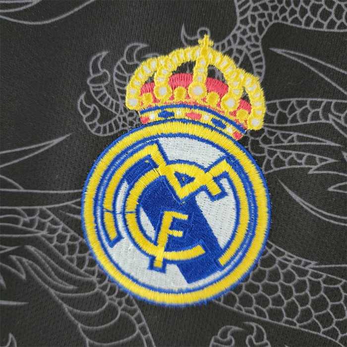 Fans Version 2022-2023  Real Madrid Special Edition Black Dragon Soccer Jersey