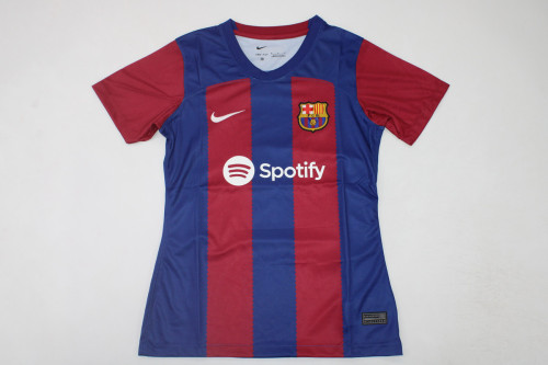 Women 2023-2024 Barcelona Home Soccer Jersey