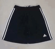 AD Black Soccer Shorts without Team Logo