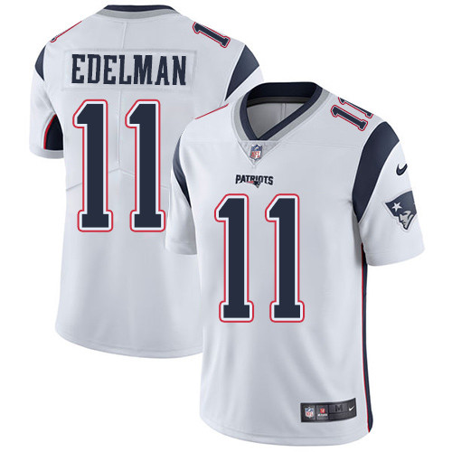 New England Patriots #11 EDELMAN White NFL Legend Jersey