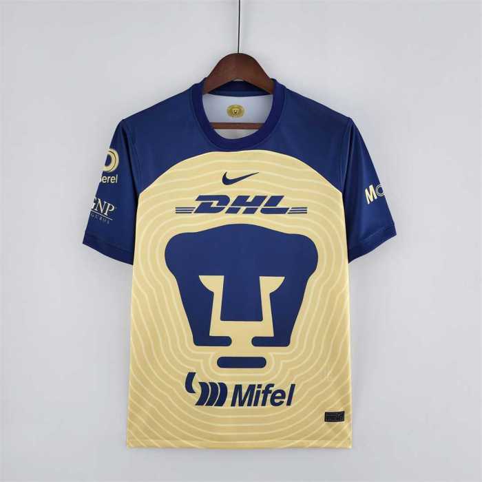 Fans Version 2022-2023 Pumas UNAM Mexiko Away Soccer Jersey