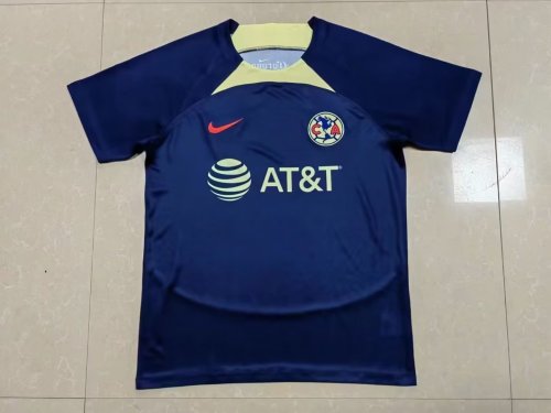 Fans Version 2023-2024 Club America Aguilas Royal Blue Soccer Training Jersey