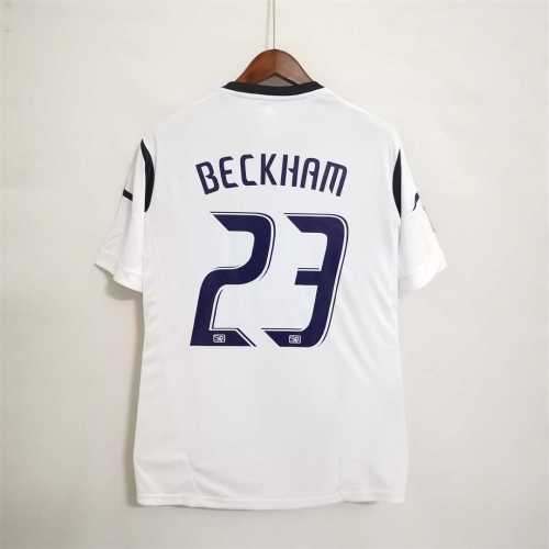 with MLS Cup Champion Patch Patch Retro Jersey 2012-2013 Los Angeles Galaxy 23 BECKHAM Home Soccer Jersey